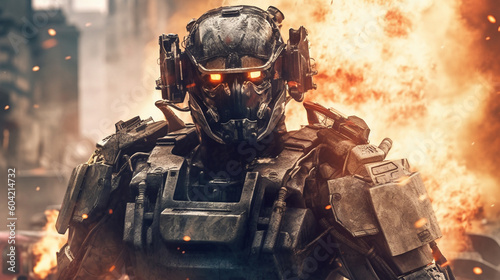 scary robot is a weapon in ...