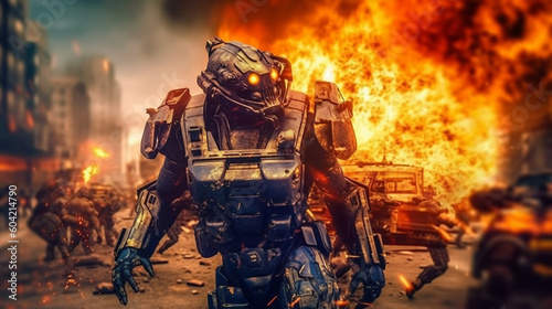 scary robot is a weapon in ...