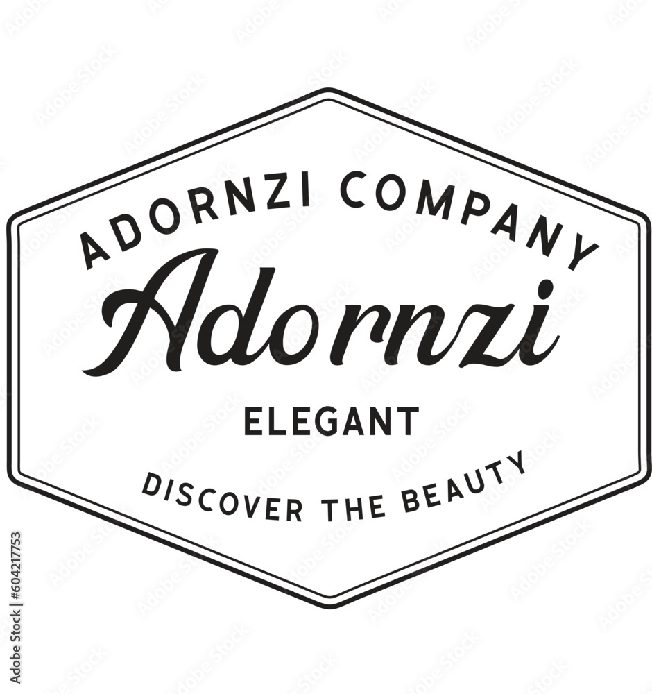 Fototapeta premium Vintage Accessories Logo Company Retro Vector Logo for banner, poster, flyer