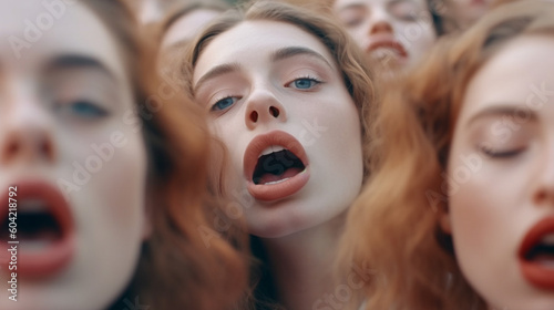 groupies, young adult women or teenagers