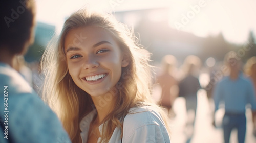 young woman outdoor