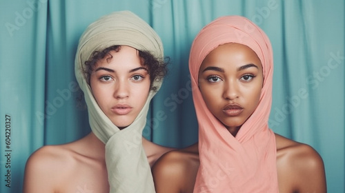young adult women with fash...