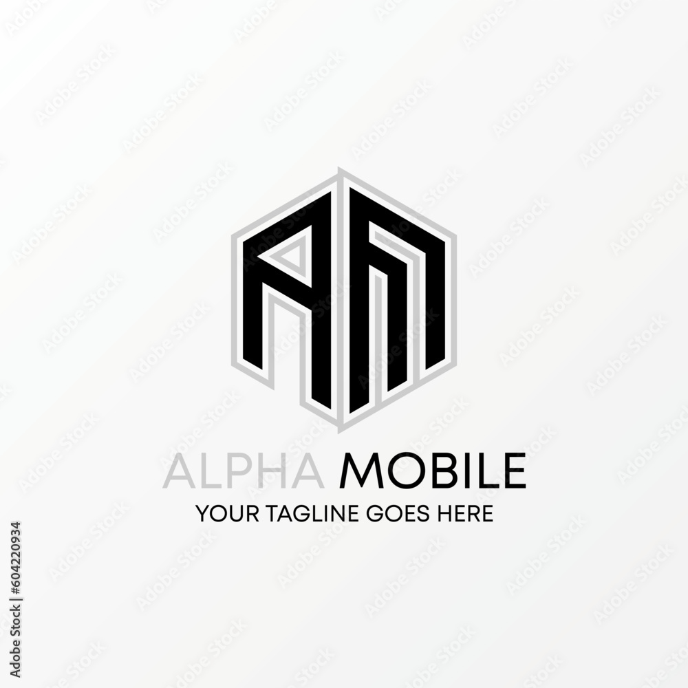 Letter or word AM font in Hexagon Line image graphic icon logo design abstract concept vector stock. Can be used as a symbol related to Initial or monogram. Letter or word AM font in Hexagon Line image graphic icon logo design abstract concept vector stock. Can be used as a symbol related to Initial or monogram.
