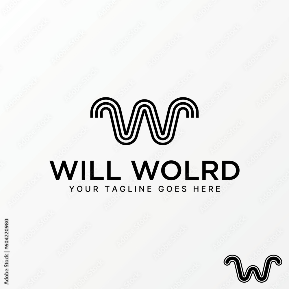 letter or word W unique font with line or 3 lines Image graphic icon logo design abstract concept vector stock. Can be used as a symbol associated with initial or monogram. letter or word W unique font with line or 3 lines Image graphic icon logo design abstract concept vector stock. Can be used as a symbol associated with initial or monogram.
