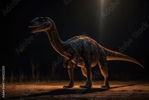 Dinosaurs. The dominant group of land vertebrates in the Mesozoic era. Tyrannosaurus, Stegosaurus, Pterodactyl, Triceratops. Life before our time. Jurassic Period © Ирина Батюк