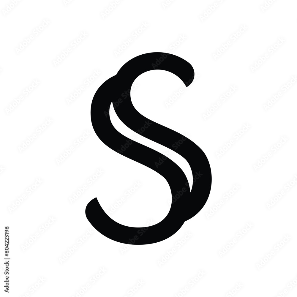 design a clever monogram logo with the letter SS design a clever monogram logo with the letter SS