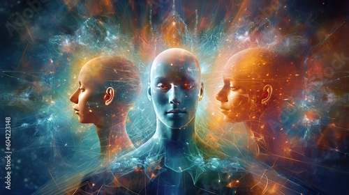 A group of people in a high state of engagement, spiritually and mentally connected to achieve a desired goal. Generative AI