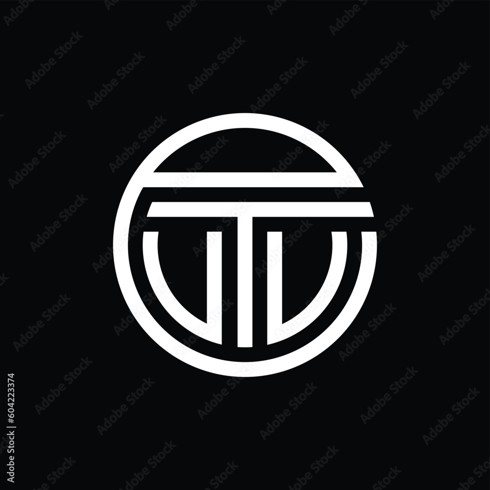 design a modern and luxurious minimalist logo letter T with circle design a modern and luxurious minimalist logo letter T with circle