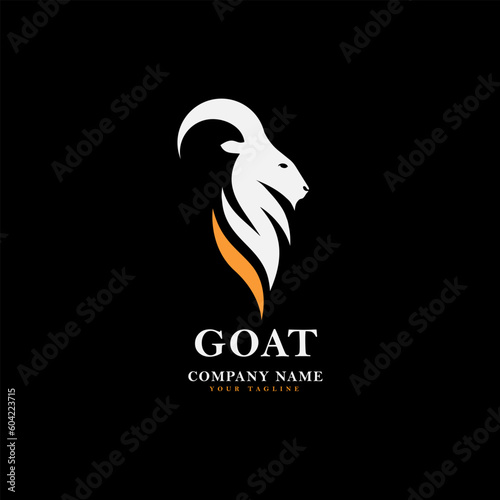 Goat head logo concept design for your company