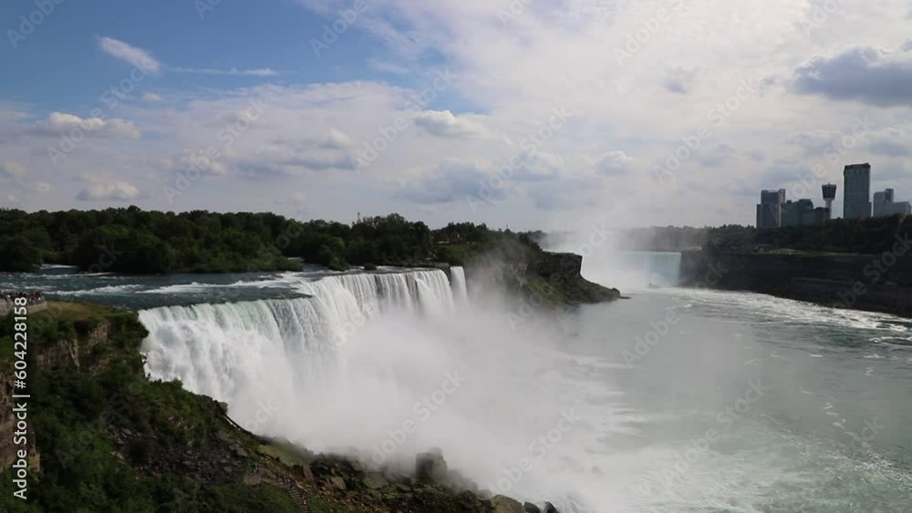 View of American falls at Niagara falls, USA, from the American Side
View of American falls at Niagara falls, USA, from the American Side