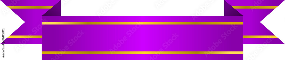 ribbon illustration with gold stripe ribbon illustration with gold stripe