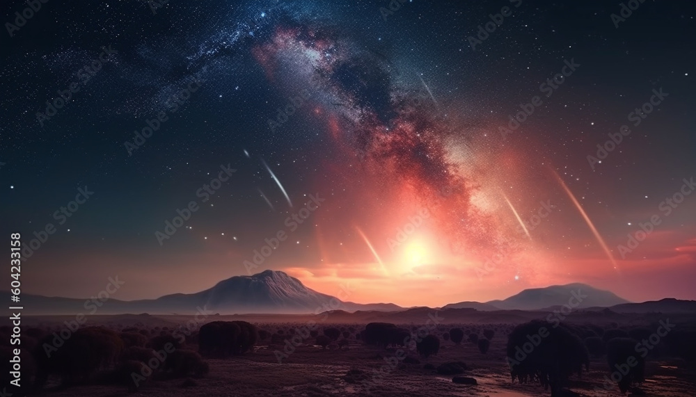 Exploring the majestic Milky Way galaxy through astronomy telescope technology generated by AI Exploring the majestic Milky Way galaxy through astronomy telescope technology generated by AI