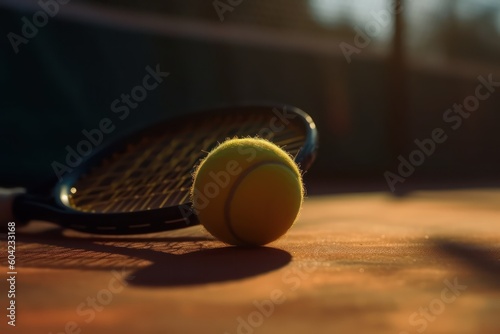 tennis racket and ball © Nasky