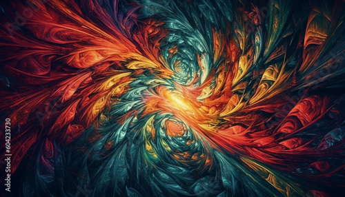Wallpaper Mural Electricity sparks imagination in futuristic computer graphic abstract pattern generated by AI Torontodigital.ca