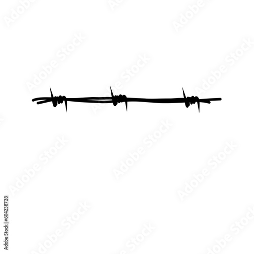barbed wire elements