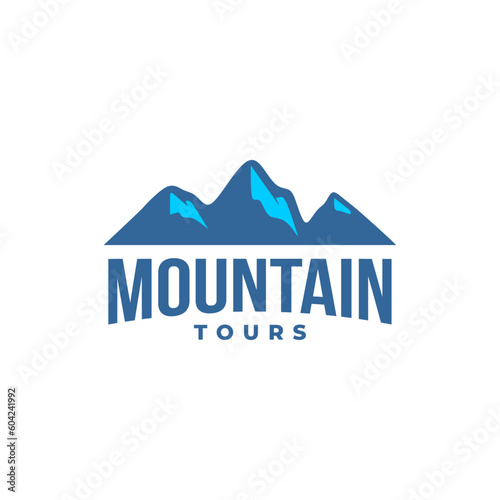 Mountain Tours Vector Logo