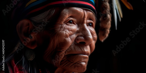Delving into the mystical traditions of indigenous communities Generative AI photo