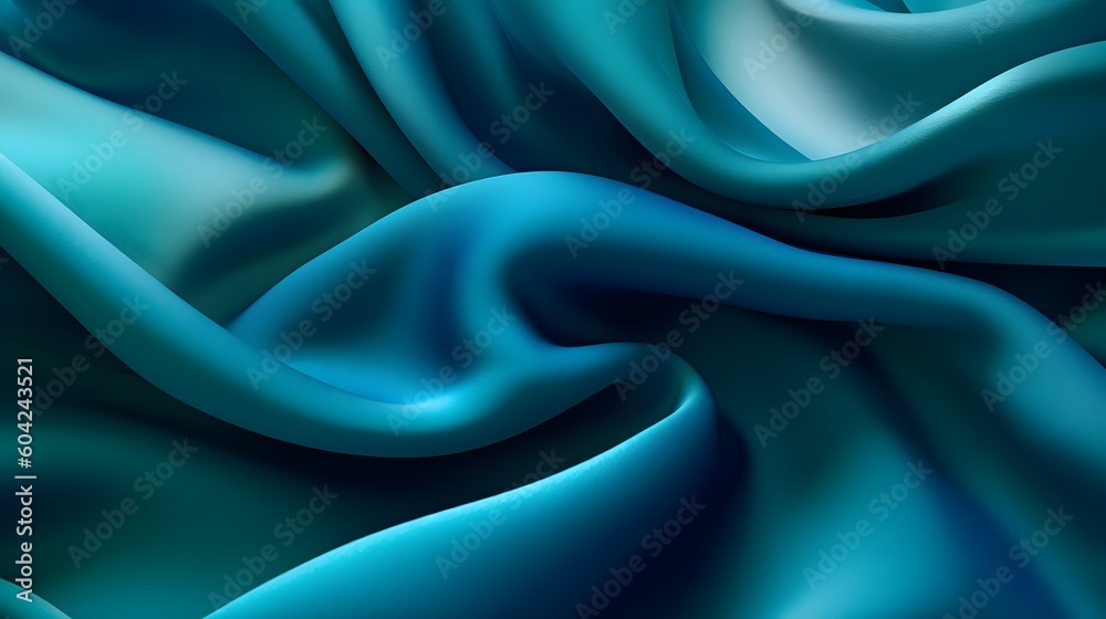 Obraz premium blue satin fabric