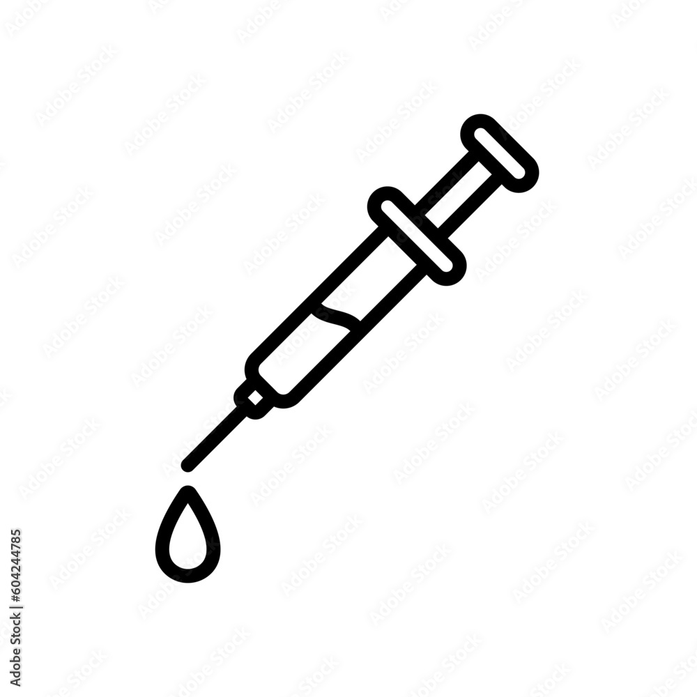 syringe sign symbol vector icon syringe sign symbol vector icon