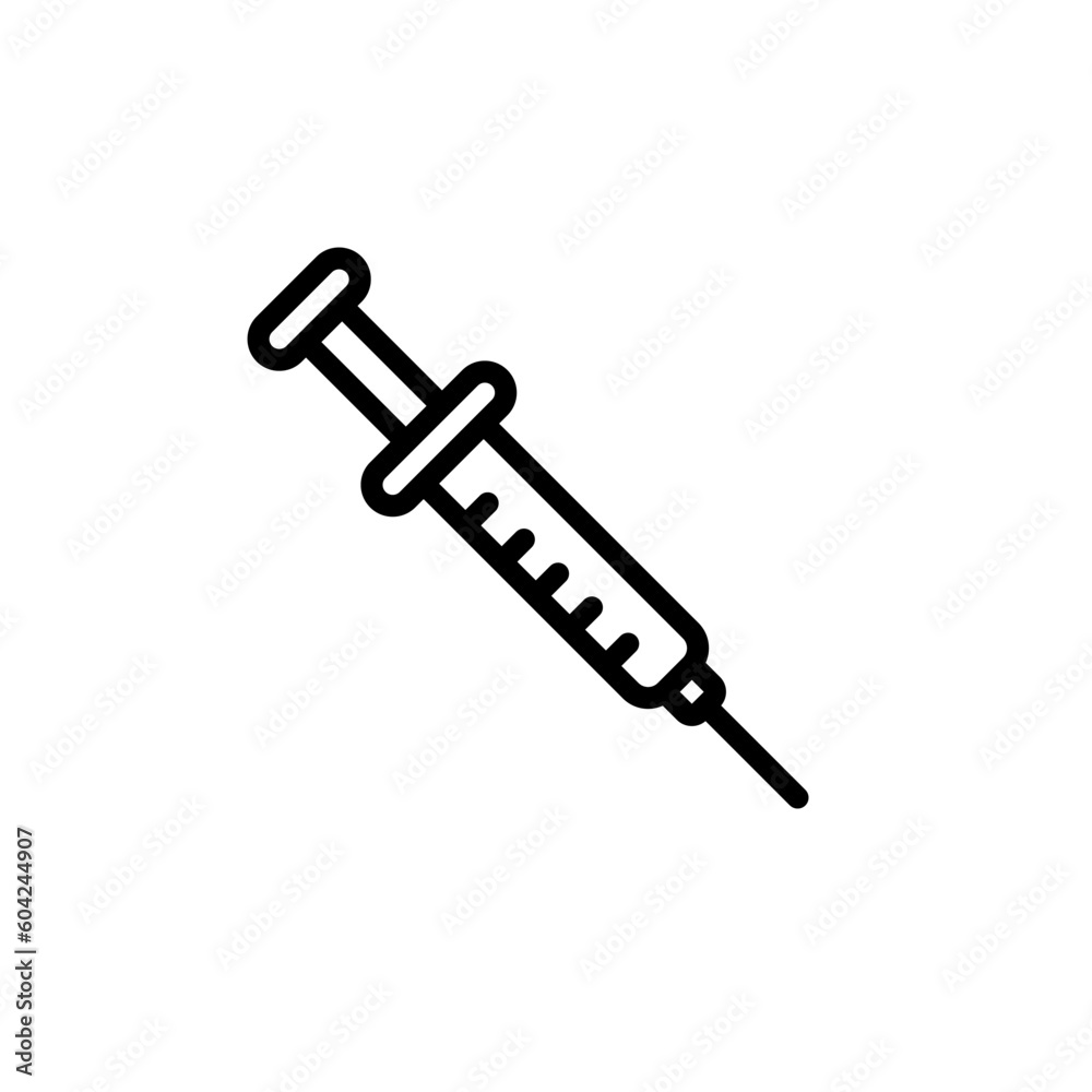 syringe sign symbol vector icon syringe sign symbol vector icon