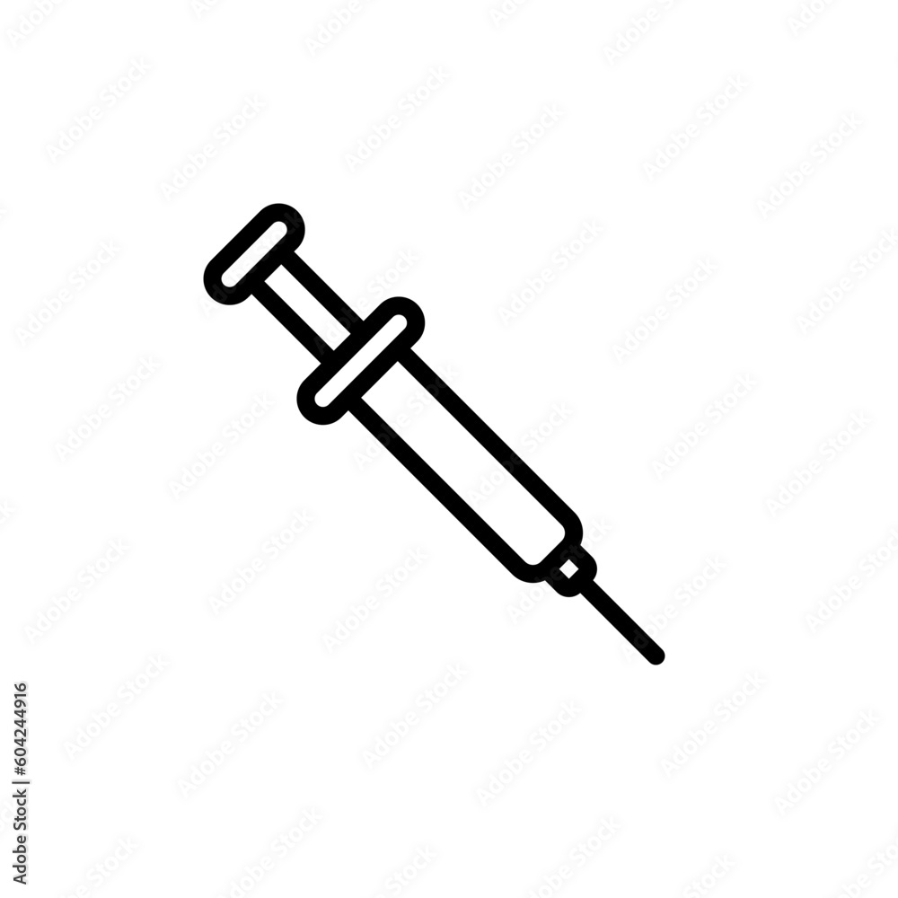 syringe sign symbol vector icon syringe sign symbol vector icon