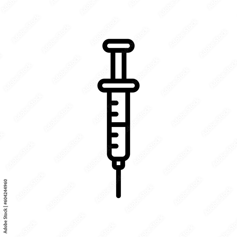 syringe sign symbol vector icon syringe sign symbol vector icon