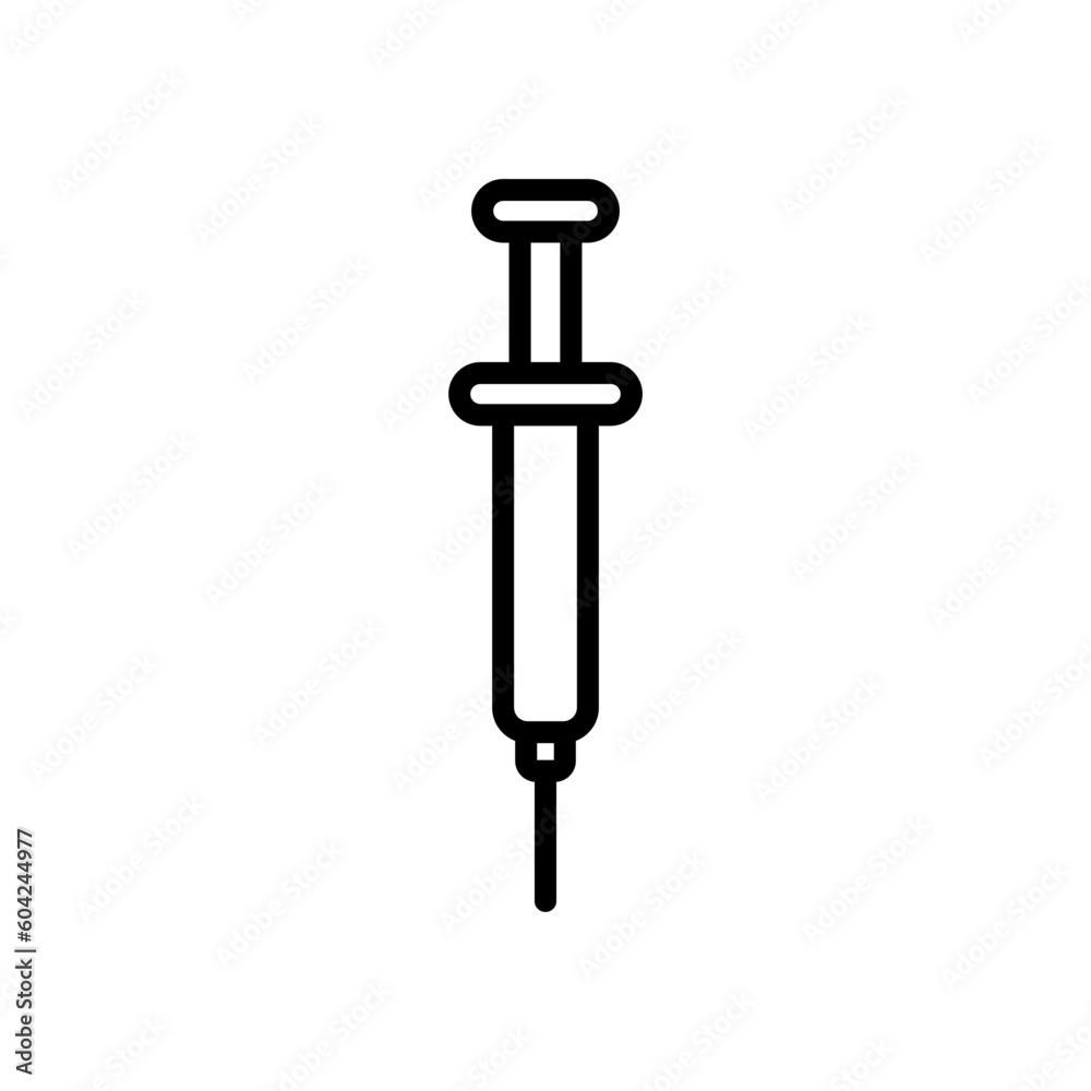 syringe sign symbol vector icon syringe sign symbol vector icon
