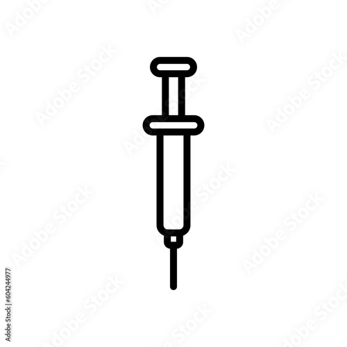 syringe sign symbol vector icon