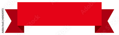 Free Download Blank ribbon sign isolated paper banner symbol. - GFXLoad