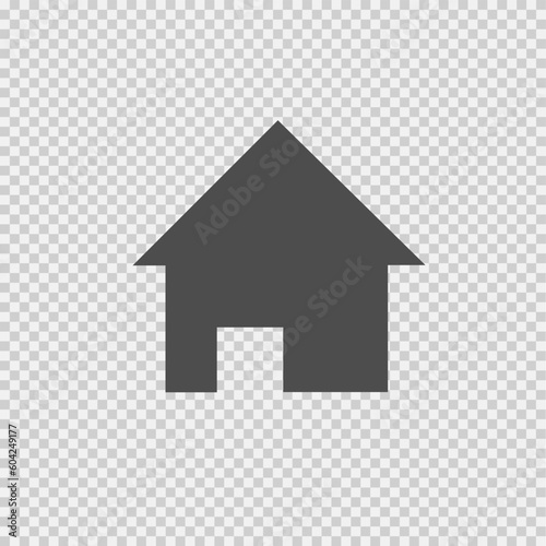 Home vector icon eps 10. House symbol. Simple isolated illustration.