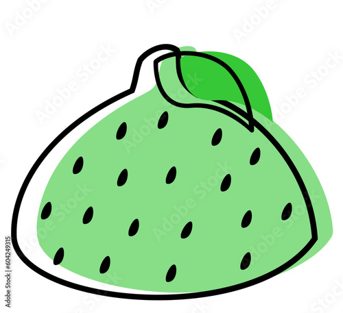 orange or lemon slice squeeze vector illustration icon
