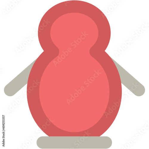 Penguin Bold Vector Icon

