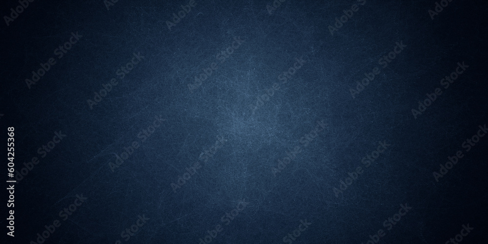 Fototapeta premium Light blue background texture with black vignette in old vintage grunge textured border design