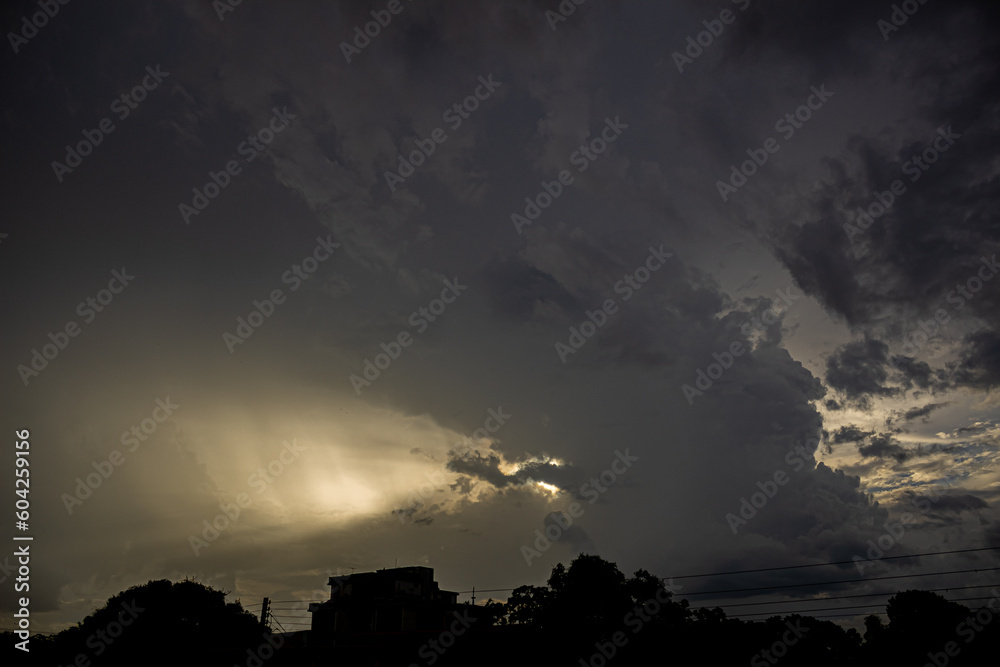 time lapse of clouds over the city time lapse of clouds over the city