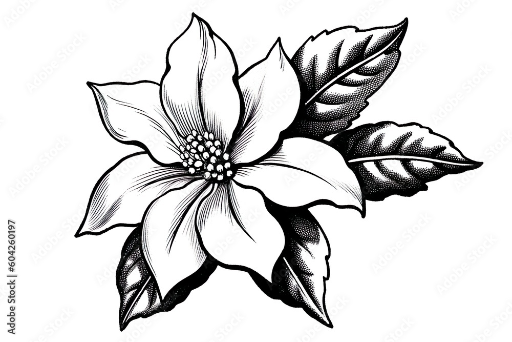 Obraz premium Amazing and classy image of holly flower generated by AI