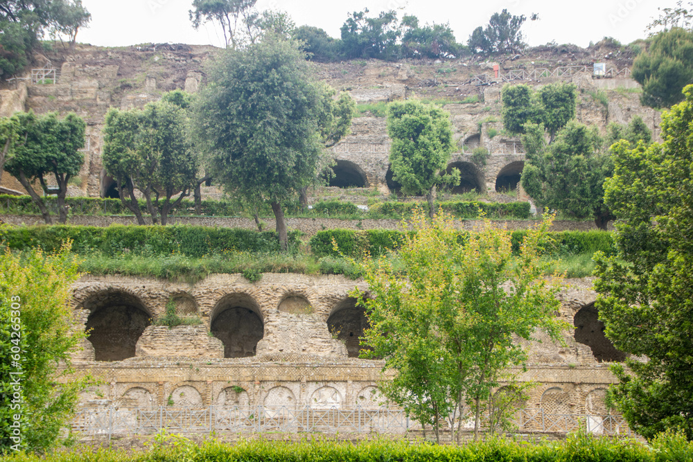 Fototapeta premium Baths of Baia archaeological site in Campania
