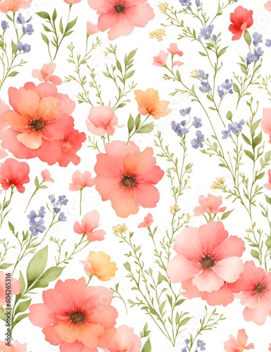 seamless floral background © wendy14