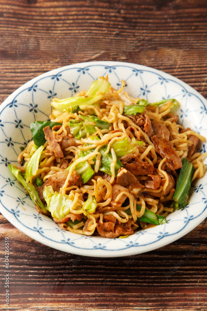 回鍋肉焼きそば 回鍋肉焼きそば