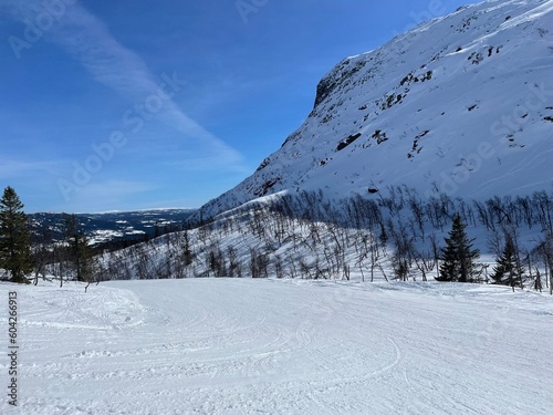 Hemsedal Winter Sko slopes Wonderful Norway