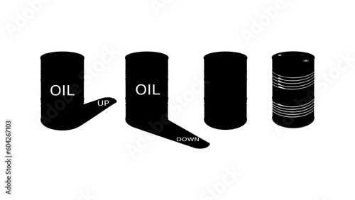 barrel oil silhouette