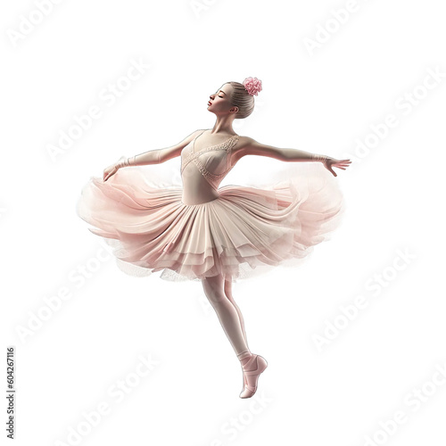 Elegant ballerina with tutu with ballet shoes - Plasticine Illustration 2