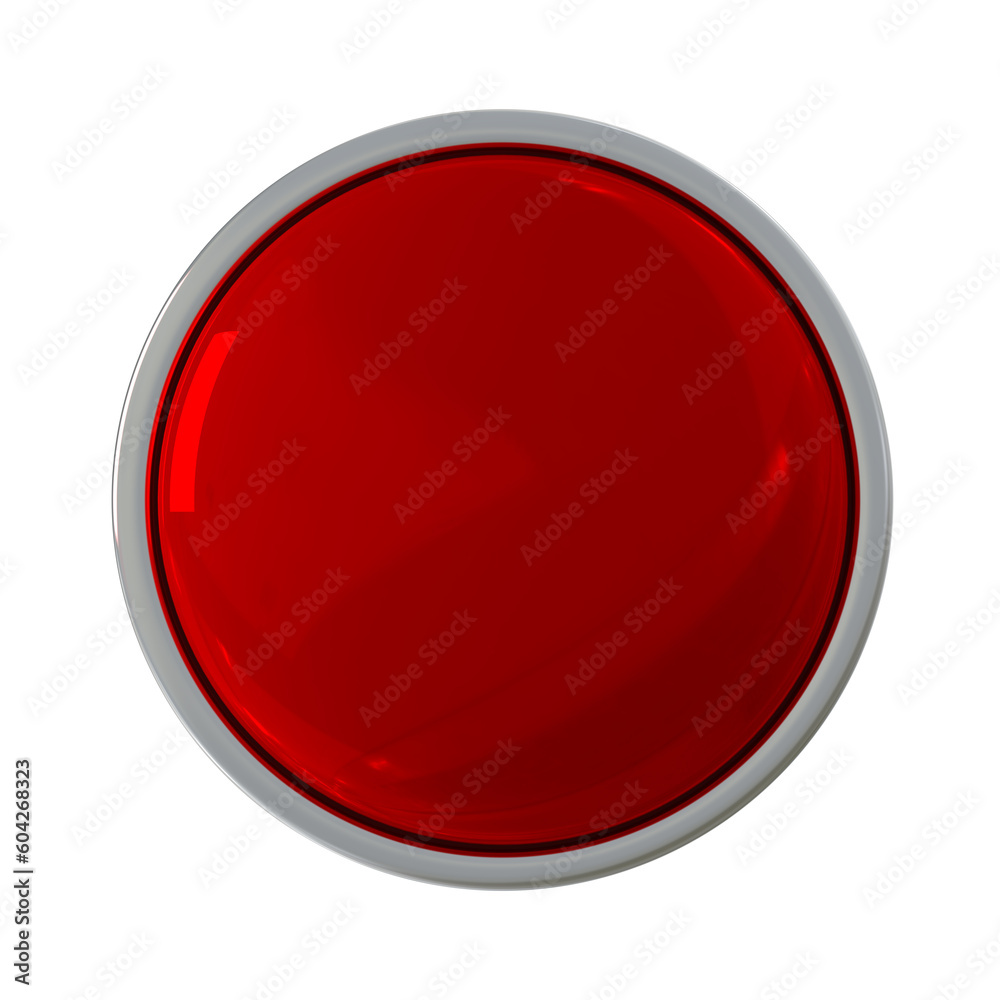 red button isolated on white red button isolated on white