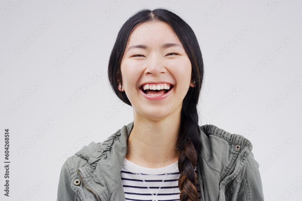 Thats hilarious. Female youth, laugh and face with happiness with studio with freedom and positivity. Woman, student and funny with portrait, free with cheerful mood with smile in casual clothes. Thats hilarious. Female youth, laugh and face with happiness with studio with freedom and positivity. Woman, student and funny with portrait, free with cheerful mood with smile in casual clothes.