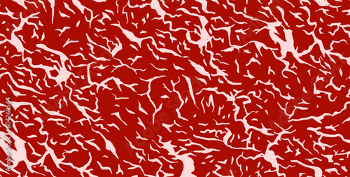 Vector meat background or pattern collection. Beef, pork and lamb meat textures Vector illustration	

