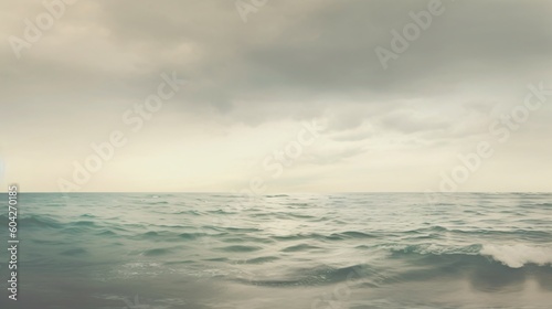 The wide rough sea. Designed using generative ai