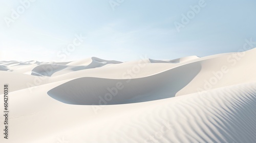 White Sand Dunes. Designed using Generative AI © XtravaganT