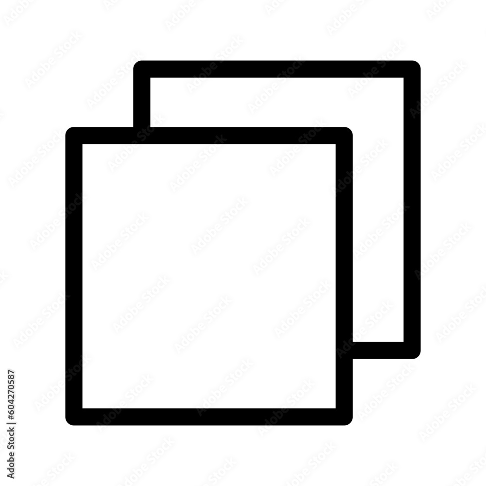 Copy Icon Vector Symbol Design Illustration