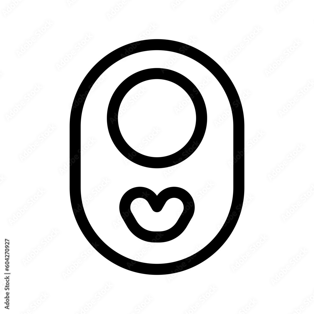 Baby Bib Icon Vector Symbol Design Illustration Baby Bib Icon Vector Symbol Design Illustration