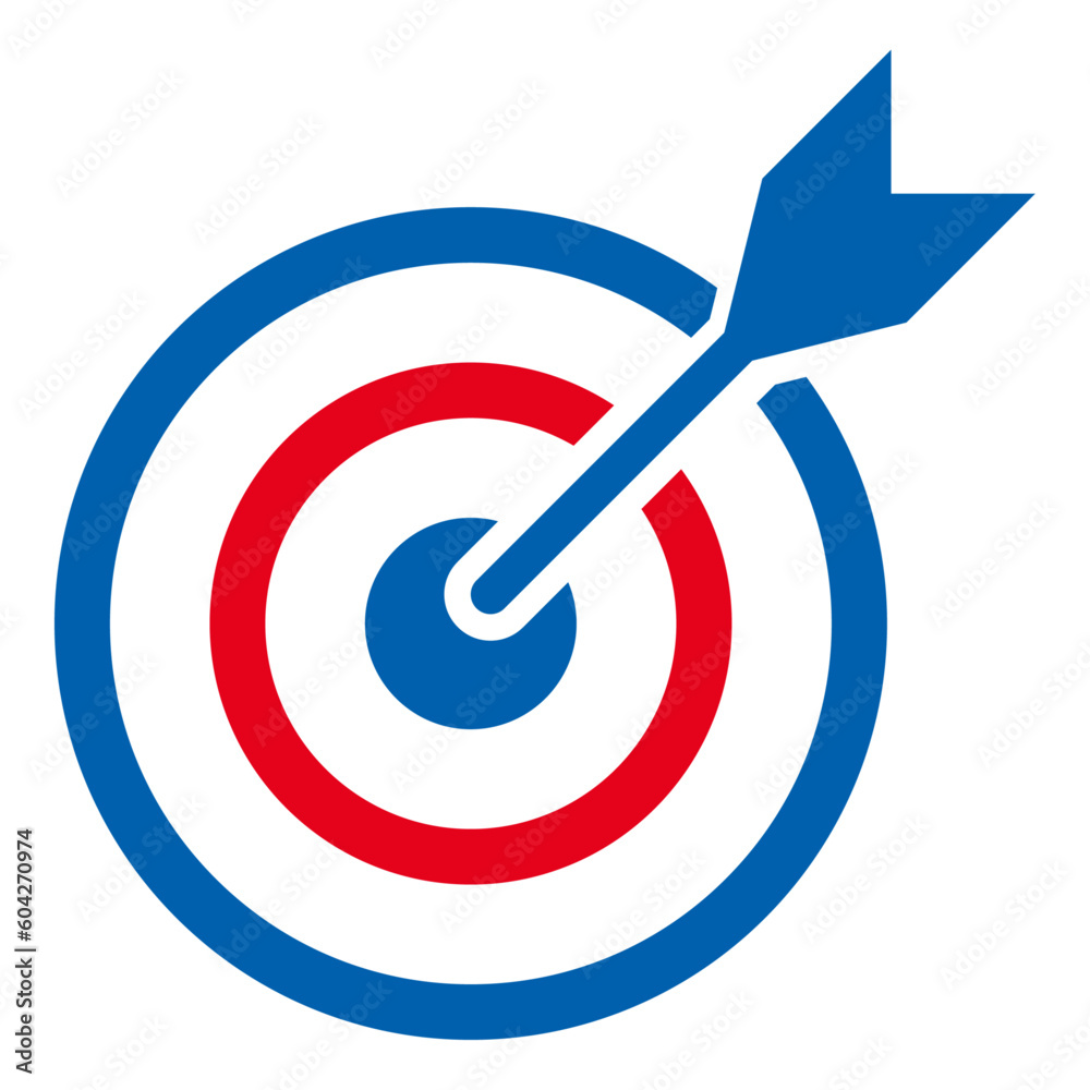 Target icon with arrow isolated on transperent background. Target icon with arrow isolated on transperent background.