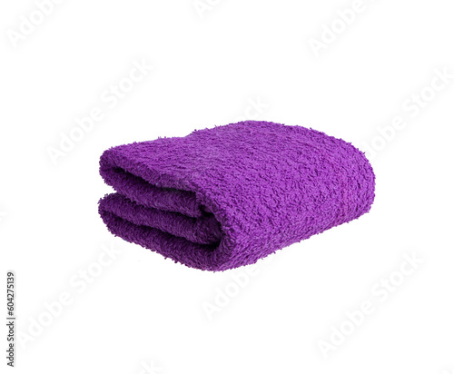 purple towel